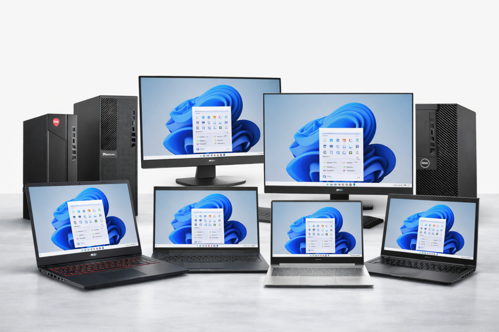 Noleggio PC e dispositivi per l’ufficio